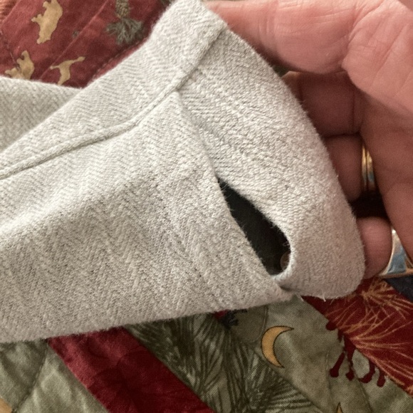 LLBean women’s jacket large zipper outdoors running hiking biking light gray - Picture 12 of 13